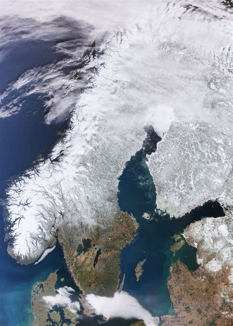Esa Earth From Space Scandinavian Peninsula