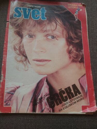 Svet Ex Yu Magazine N0 61 1984 Year Cover Sonja Savic And Story Lepa