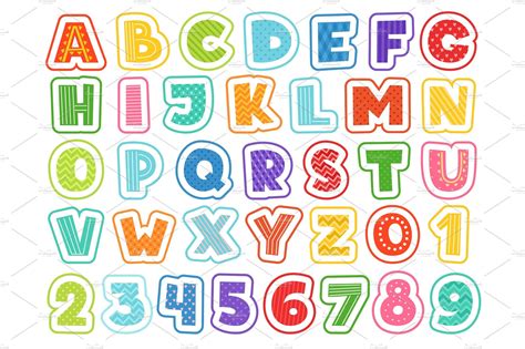 Cartoon Small Letters Alphabet