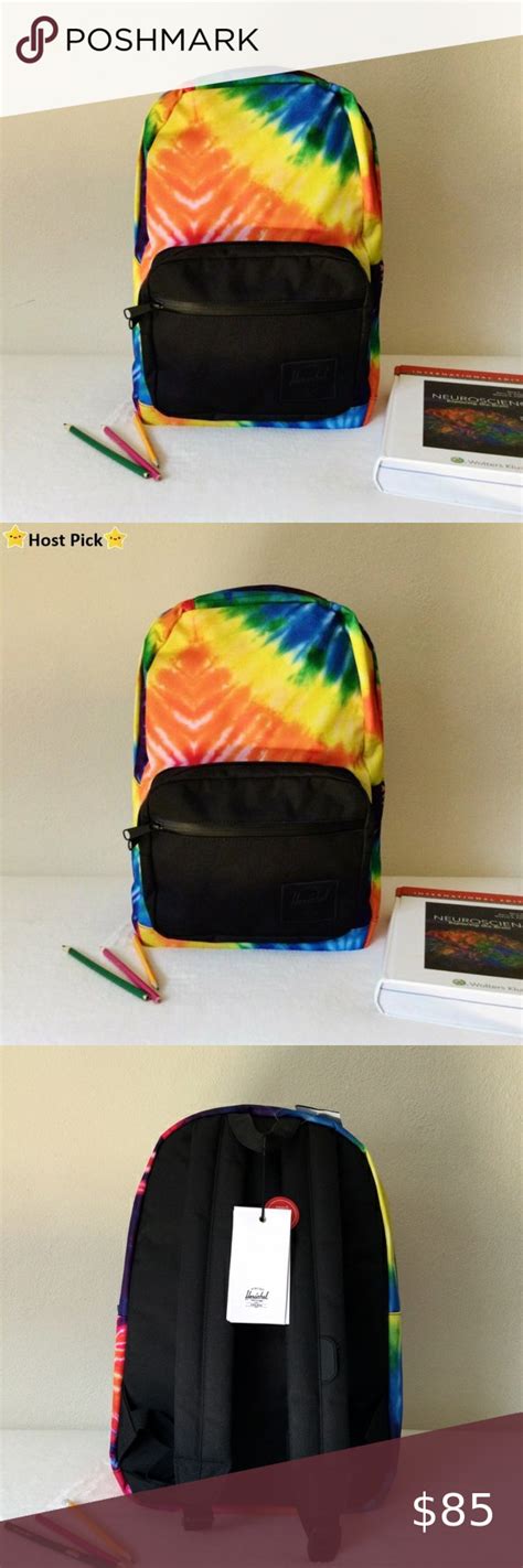 Herschel Supply Co Rainbow Tie Dye Backpack Sz Xl Tie Dye Backpacks
