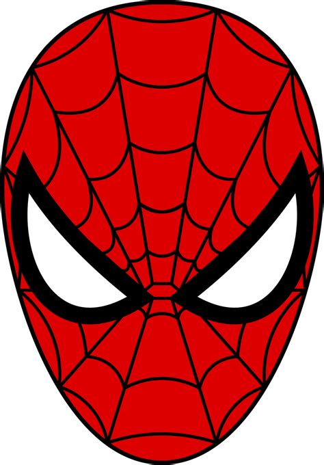Spiderman Face Template