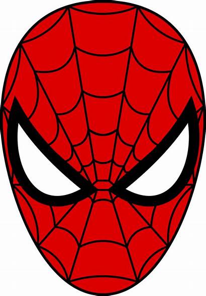 Spiderman Face Clipart Template Spider Mask Clip