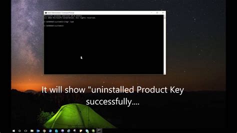 How To Remove Or Deactivate Windows 10 Product Key Youtube