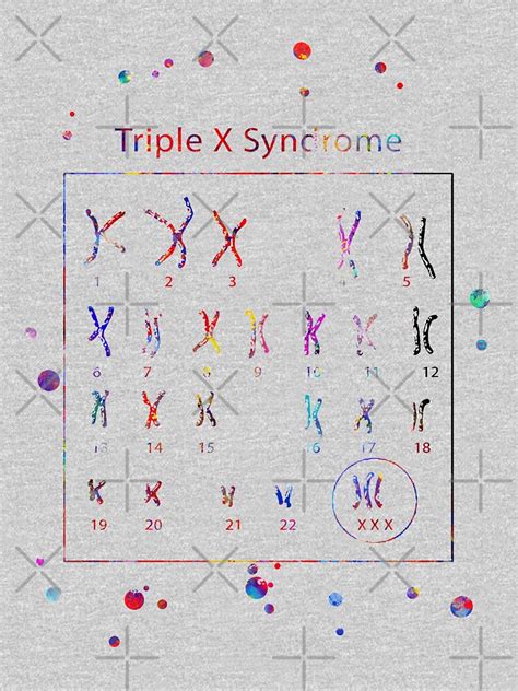 Triple X Syndrome Trisomy X Extra X Chromosome Pullover Sweatshirt By Rosaliartbook Redbubble