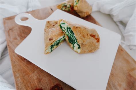 Spinach Feta And Egg White Wrap │ Starbucks Dupe