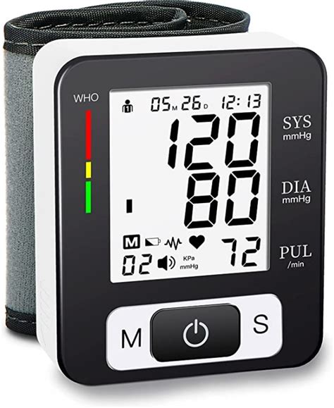 Mmizoo Digital Blood Pressure Monitors Fully Automatic Wrist Blood