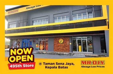 Welcome to mr.diy malaysia official shopee store. MR DIY Taman Sena Jaya Kepala Batas Opening Promotion FREE ...