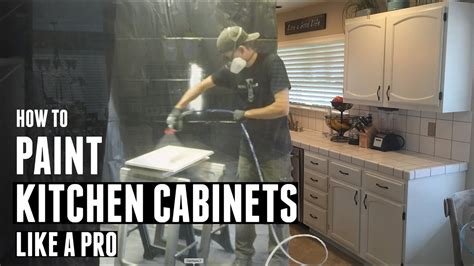 How To Paint Kitchen Cabinets Like A Pro Youtube