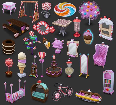 Alessandro Di Carluccio Candy Furniture The Sims 4 Style