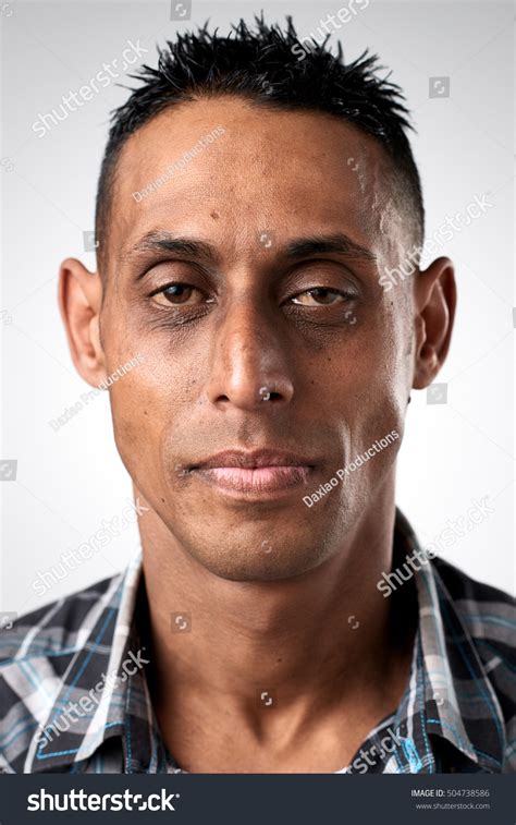 Portrait Real White Caucasian Man No Stock Photo Shutterstock