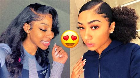 Slayed Edges Compilation Cute Hairstyles Youtube