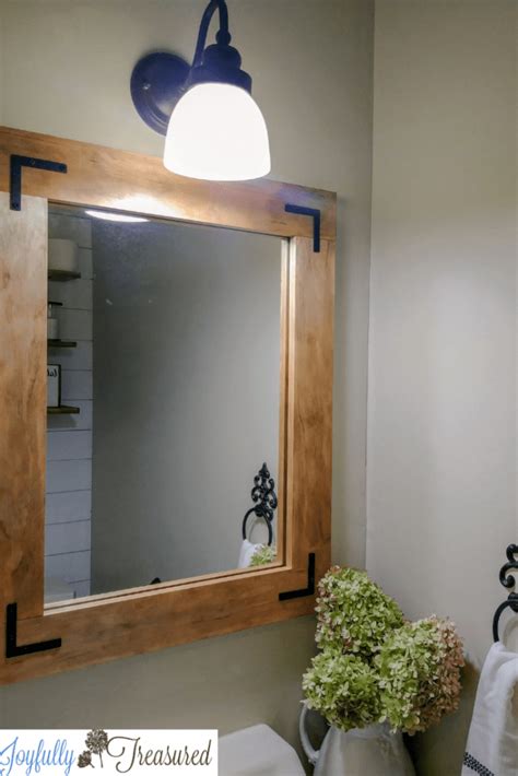 How To Make A Wood Frame Bathroom Mirror Mirror Ideas