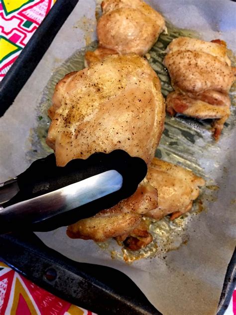 This is the perfect temperature for chicken to bake at, keeping the chicken juicy without drying out. Baked Boneless Skinless Chicken Thighs Recipe - Melanie Cooks