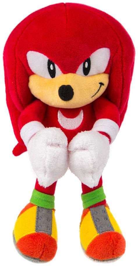 Sonic The Hedgehog Knuckles 8 Plush Smiling Tomy Inc Toywiz