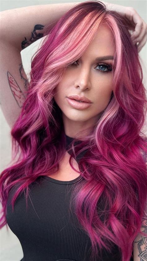 25 Creative Hair Colour Ideas To Inspire You Powder Pink Face Framing