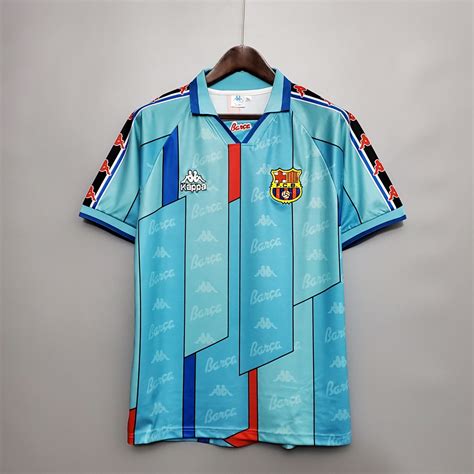 Camisa Barcelona Retrô 9697 Kappa Masculina Azul Id Sports