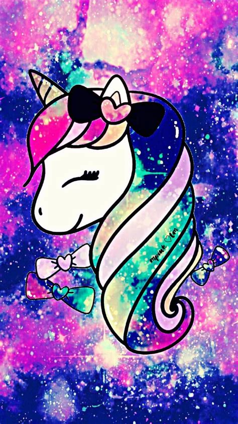 Unicorn night galaxy background with rainbow mesh stock. Unicorn Cutie Galaxy Wallpaper #androidwallpaper # ...