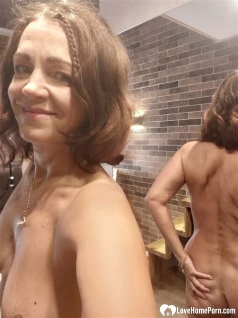 Naughty Milf Takes Bathroom Mirror Selfies Alone 36 Pics Xhamster