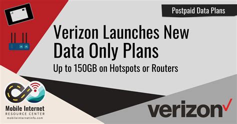Verizon Launches New Postpaid Data Only Plans Up To 150gb For 80