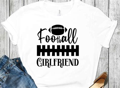 Football Girlfriend Svg Design Graphic By Craftstore · Creative Fabrica