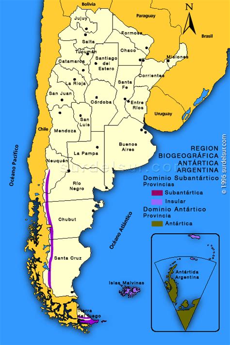 Biogeographical Regions Of Argentina • El Sur Del Sur
