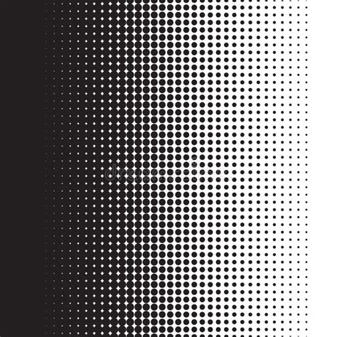Halftone Dot Pattern Gradient In Format Stock Illustration