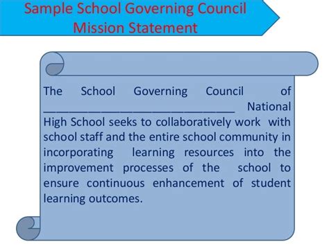 School Governing Council