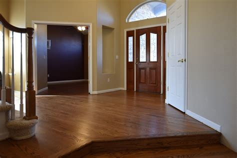 See the before and after of our red oak hardwood floors and find out which floor stain. Early American Stain - Red Oak - Aurora, CO - The Flooring Artists