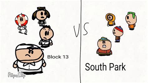 Block 13 Vs South Park Youtube