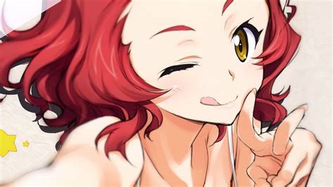wallpaper illustration redhead anime girls artwork cartoon black hair mouth mangaka