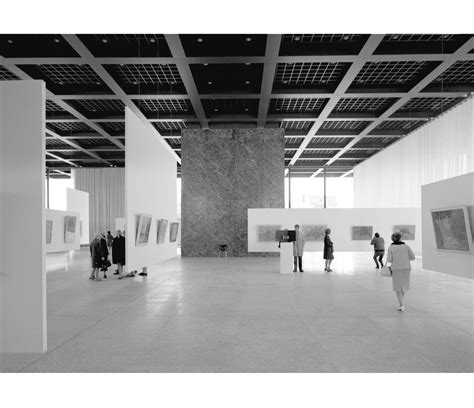 Berlin Neue Nationalgalerie - Gallery Space — The Modernist Collection ...