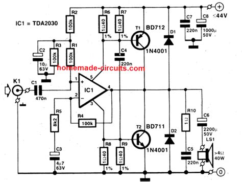 This amplifier has four pieces of power ic tda7294. Mosfet Power Amplifier Circuit Diagram With Pcb Layout - Pcb Circuits