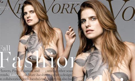 Lake Bell Wears Nothing But Body Paint For New York Magazine Nude Photo