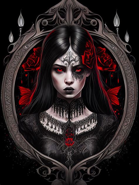 Wall Art Print Gothic Beauty Ukposters