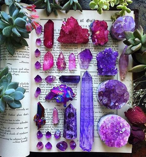 Happy Friday Everyone Enjoying Some Purple Crystal Inspo From