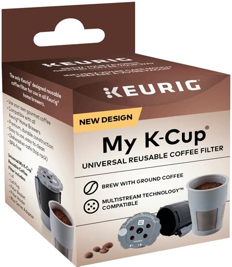 Customer Reviews Keurig My K Cup Universal Reusable Filter Multistream Technology Gray