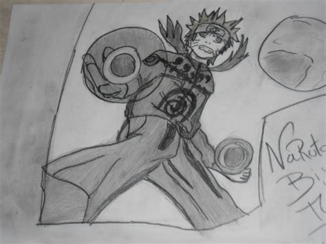 Naruto Bijuu Mode Drawing By Woozie Dragoart