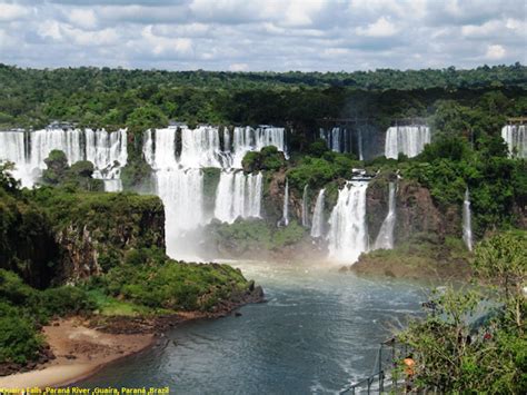 Guaira Falls Parana Brazil Cruze Beautiful Places Amazing Places