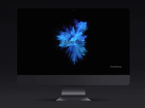 This imac pro psd mockup helps you showcase your website screen designs in a photorealistic way. iMac Pro - Free PSD Mockup | DesignerMill