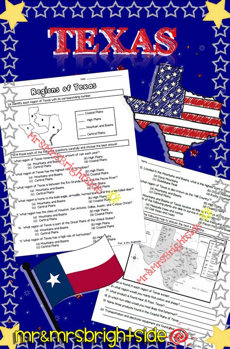 Regions Of Texas Assignment Quiz Regarding The 4 Regions Of Texas
