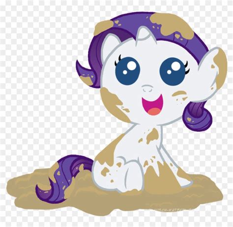 My Little Pony Baby Rarity With Cutie Mark