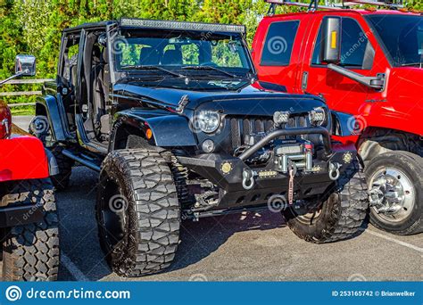 Jeep Wrangler Jk Sport Unlimited Soft Top Editorial Photography Image