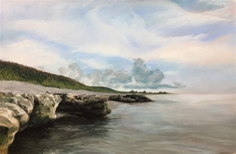 Calm Landscape Oil Painting Br