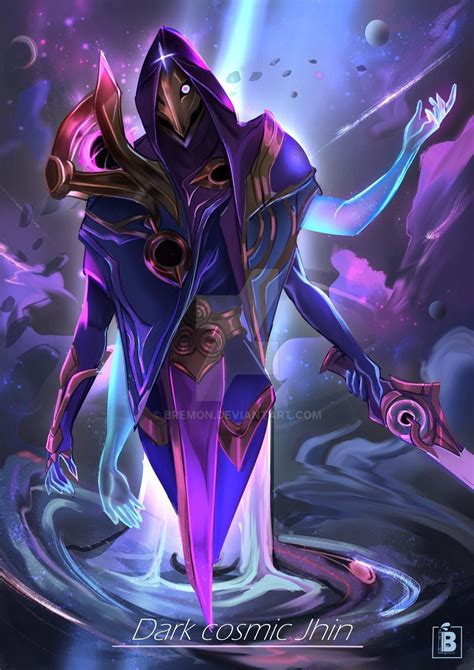 Dark Cosmic Jhin Fan Art By Bremon On Deviantart League Of Legends