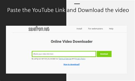 savefrom download youtube