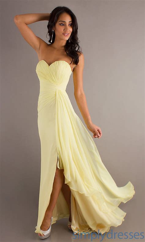 Pale Yellow Formal Dresses Prom Fashion Dresses Yellow Bridesmaid