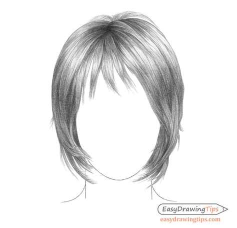 How To Draw Hair Step By Step Tutorial Easydrawingtips