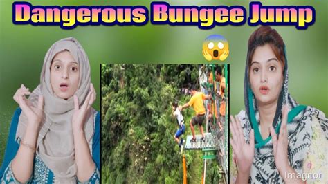 brave nepali girl bungee jump youtube
