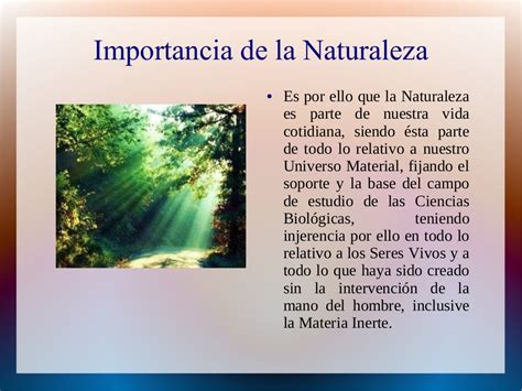 Diapositivas De La Naturaleza