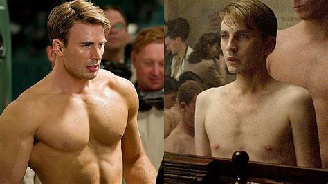 Chris Evans Captain America Physique